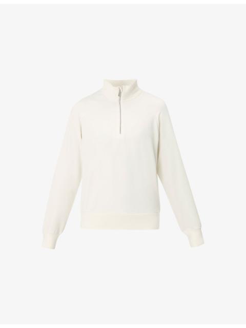 Sweaty Betty Escape Luxe Half-Zip Fleece Sweatshirt