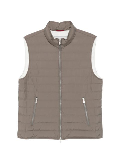 Brunello Cucinelli Brunello Cucinelli Quilted High-neck Gilet