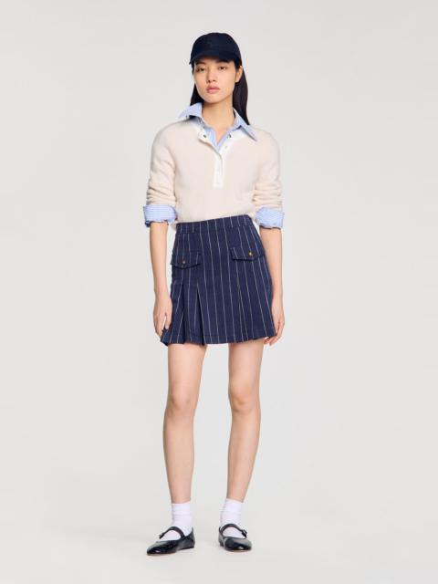 Sandro WOOL AND CASHMERE SWEATER