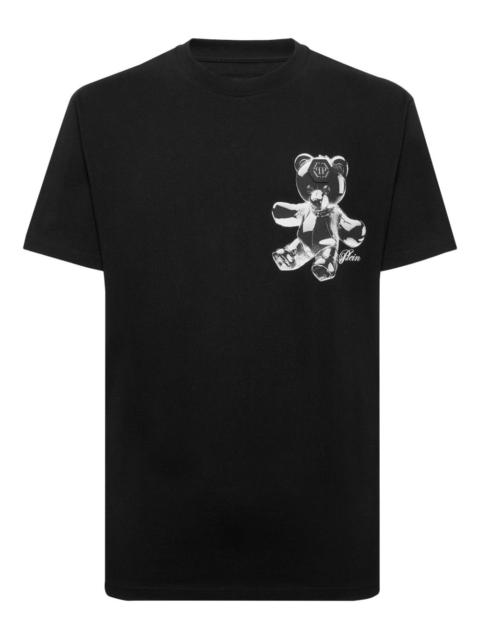 PHILIPP PLEIN teddy bear-print crew-neck T-shirt
