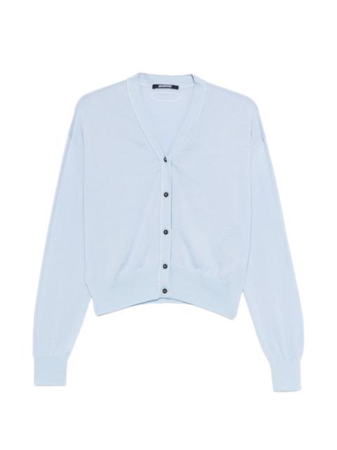 JACQUEMUS buttoned V-neck cardigan