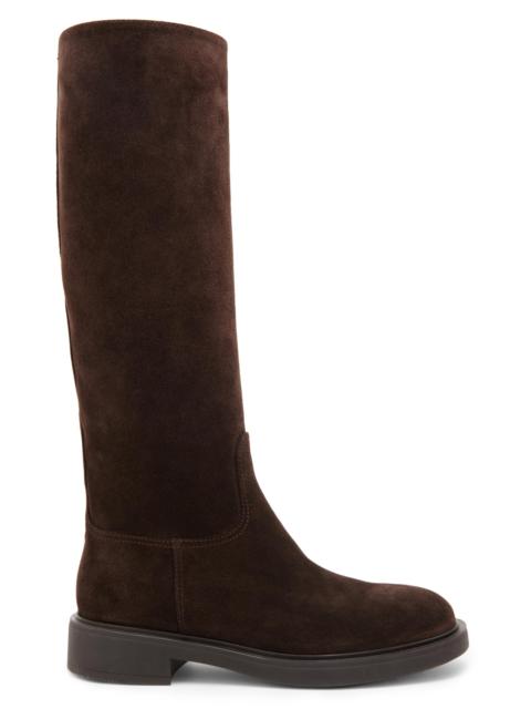 Gianvito Rossi Ascott 20 suede knee boots Chocolate