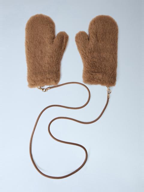 Max Mara Teddy Fleece Mittens