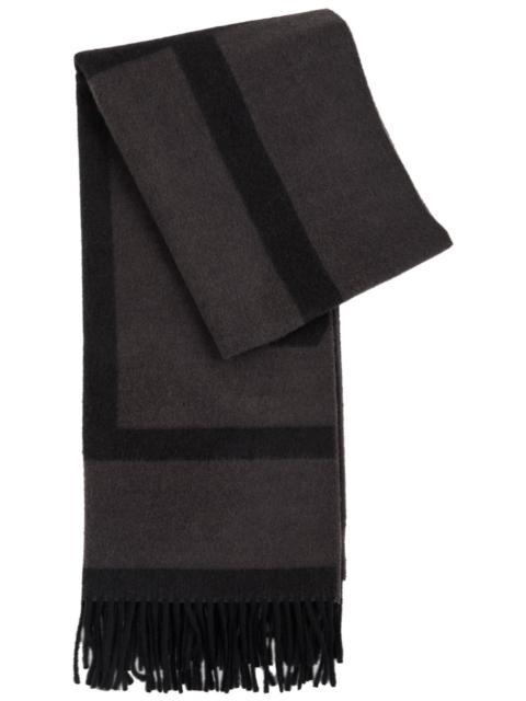Totême Toteme Logo-intarsia Wool Scarf