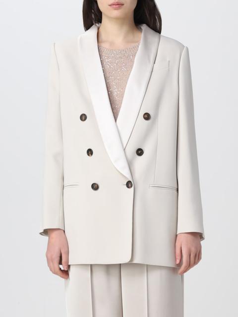 Brunello Cucinelli Brunello Cucinelli blazer in viscose and linen blend