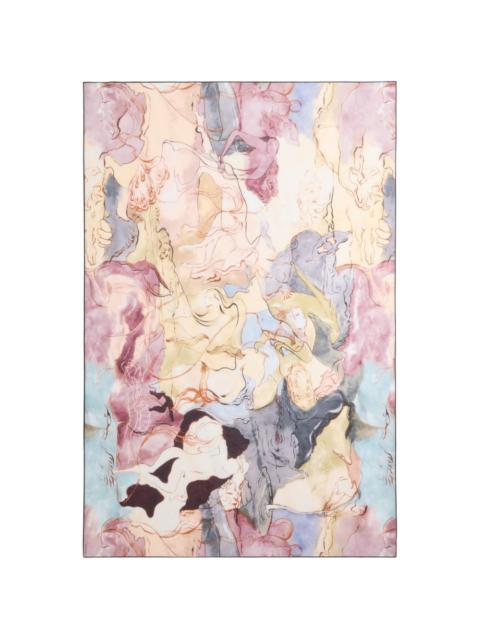Lemaire watercolour-print pareo