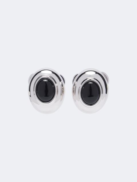 DÉHANCHE Onyx stud earrings