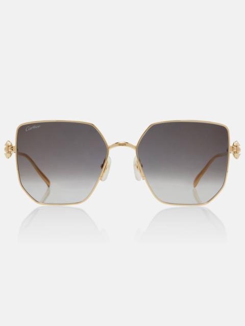 Cartier Clash De Cartier square sunglasses