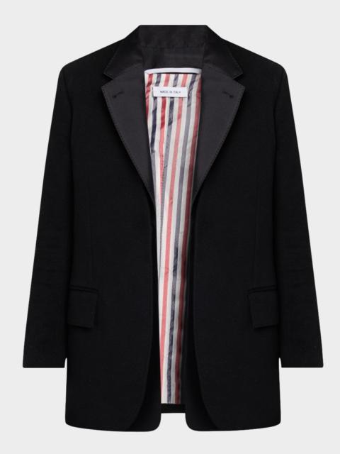 Thom Browne Cashmere-Silk Narrow Shoulder 2-In-1 Sportcoat