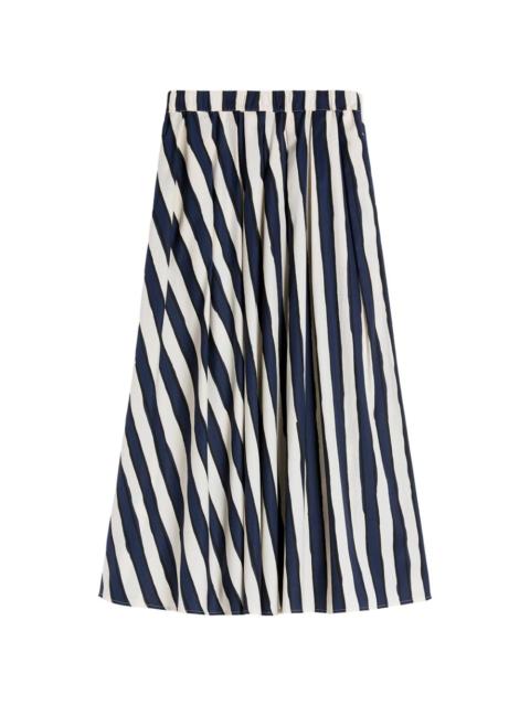 Max Mara striped midi skirt