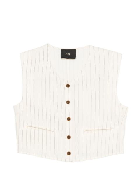 ELEH pinstripe button jacket