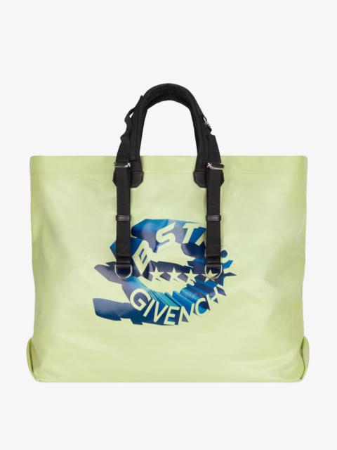 Givenchy G-SHOPPER XL BAG IN PRINTED COASTED CANVAS WITH SPORTY HANDLES