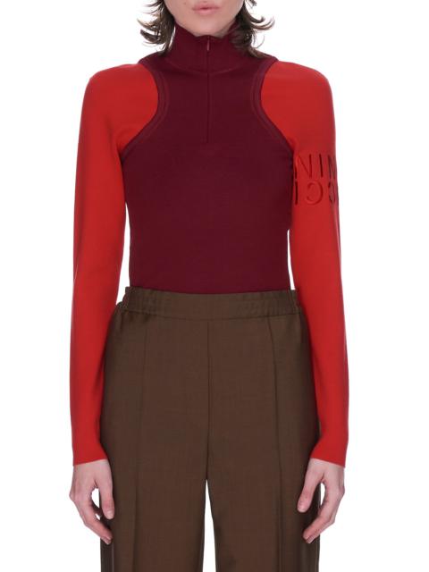 NINA RICCI High Neck Track Top