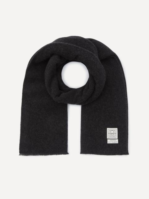 Wide Classic Wool Scarf