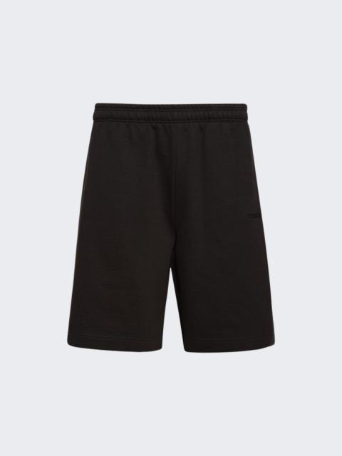 VETEMENTS Embroidered Logo Shorts Black