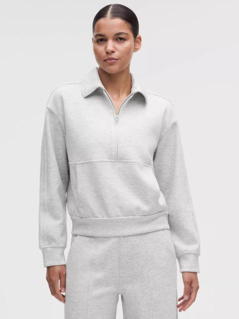 lululemon Smooth Spacer Relaxed Collared Half Zip