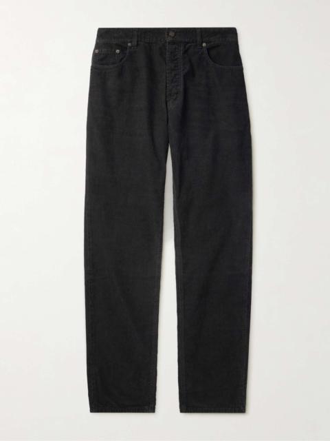 Straight-Leg Cotton-Corduroy Trousers