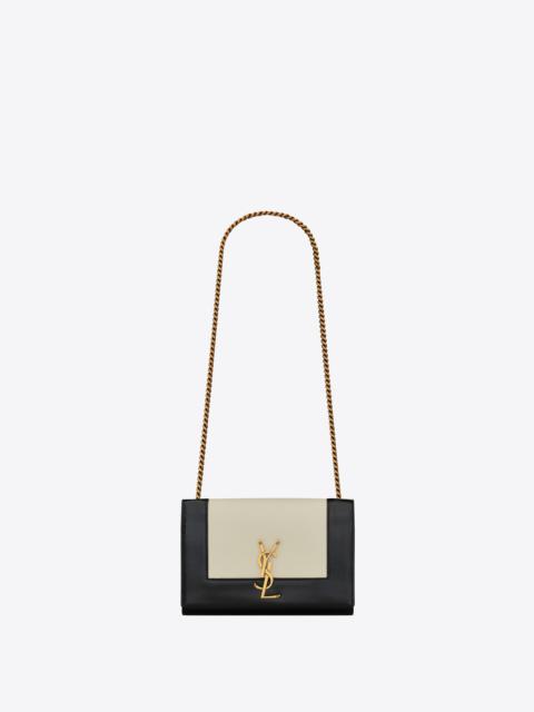 SAINT LAURENT small kate in smooth and shiny leather