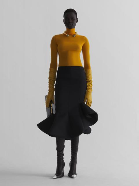 MUGLER black mermaid skirt