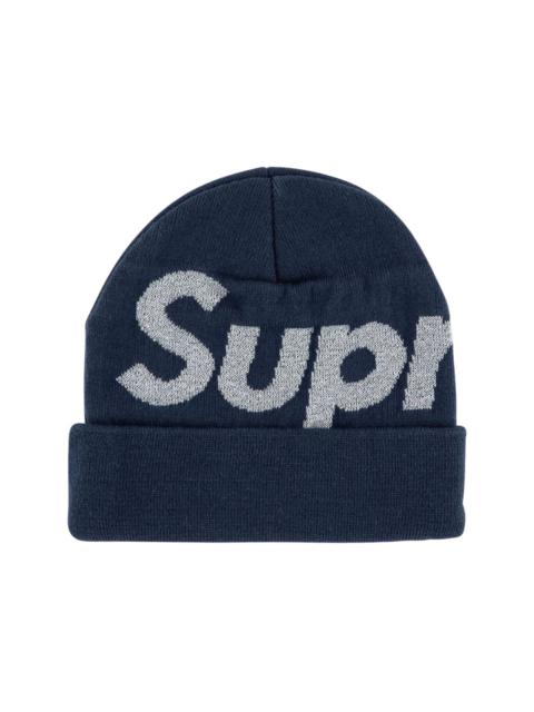 big logo beanie