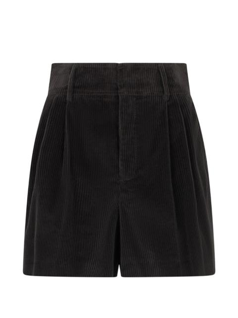 Valentino corduroy pleated shorts
