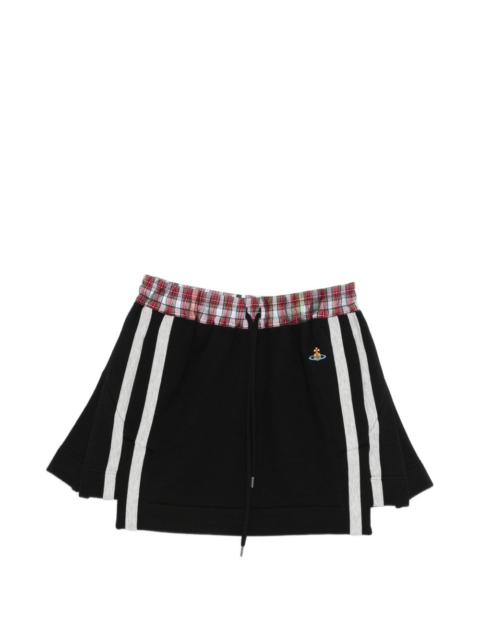 Vivienne Westwood stripe-trim mini skirt