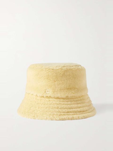 Zita reversible cashmere and silk-blend bucket hat