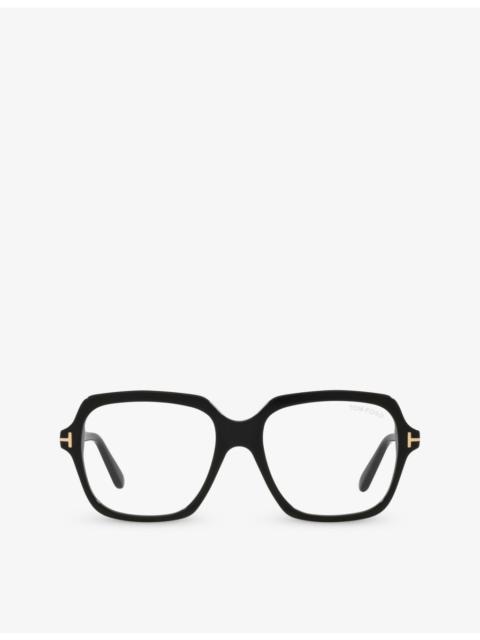 TOM FORD FT5908-B irregular-frame acetate glasses