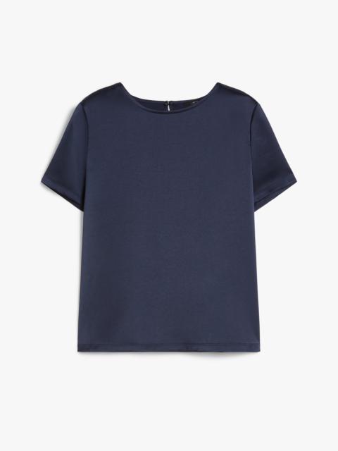 WEEKEND Max Mara AMBURGO Satin and jersey T-shirt
