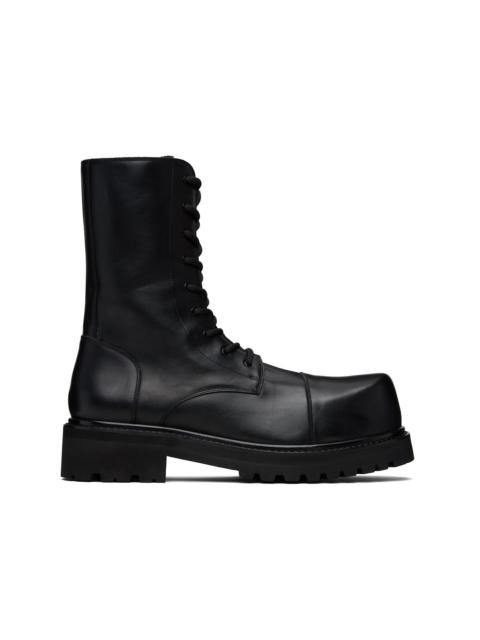 VETEMENTS Black Stomp Compact Boots