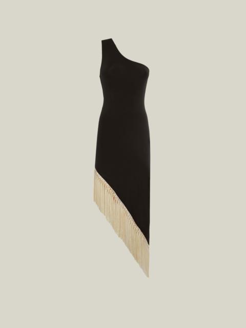 Taller Marmo Yacare Dress in Black