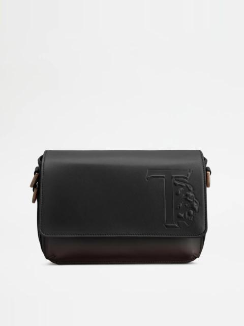 Tod's TOD'S CROSSBODY BAG IN LEATHER SMALL - BLACK