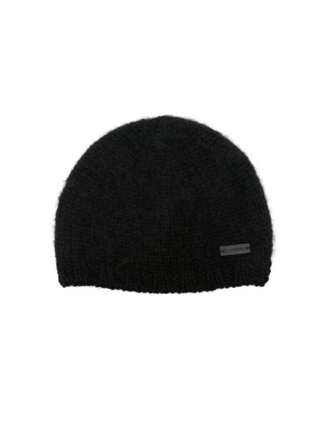 SAINT LAURENT brushed beanie