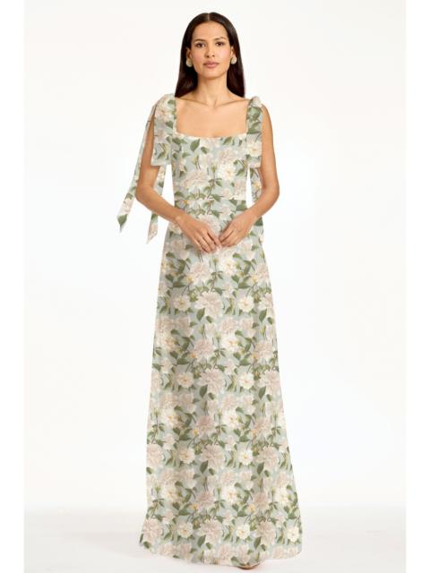 SACHIN & BABI PEARL GOWN - CELADON SWEETBRIAR