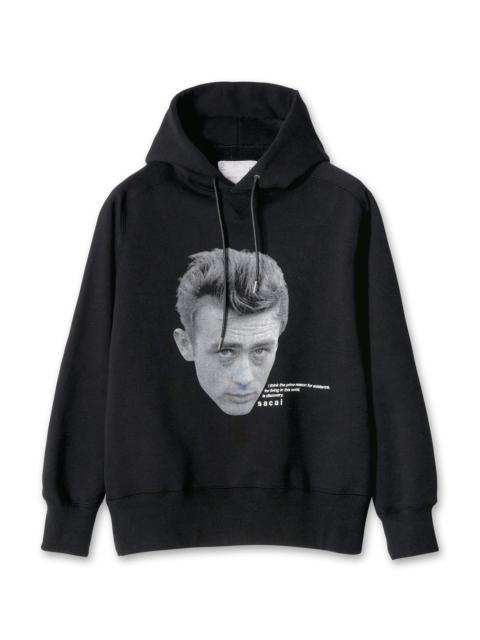 sacai James Dean Face Hoodie