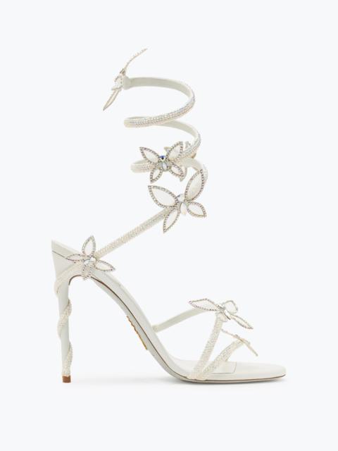 RENE CAOVILLA Margot Crystal White Sandal 105