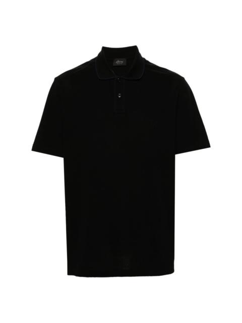 logo cotton polo shirt