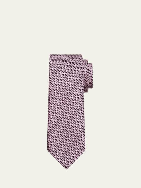TOM FORD Men's Linen Jacquard Tie