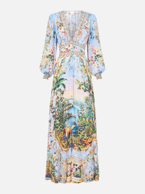 CAMILLA BUTTON DRESS WITH SHAPED WAISTBAND SISI SOCIETY