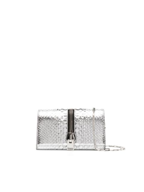 T Screw Large Leather And Mesh Tote Bag in Black - Tom Ford