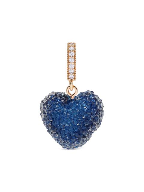 CRYSTAL HAZE Jelly Heart pendant connector