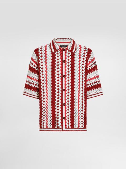 Dolce & Gabbana Crochet cotton cardigan