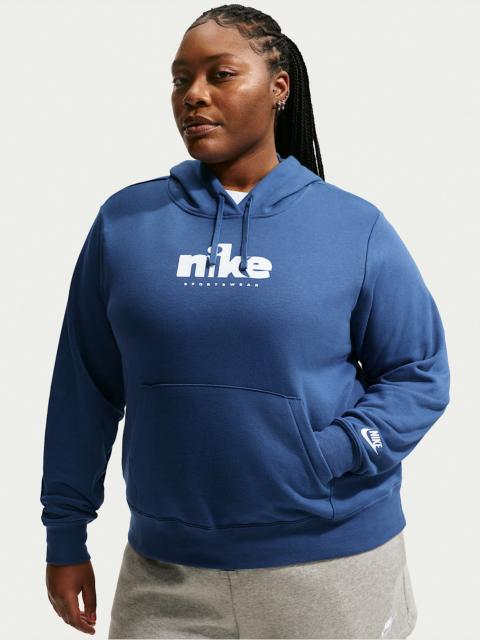 Nike Nike Sportswear Club Fleece Women's Graphic Pullover Hoodie (Plus Size)
