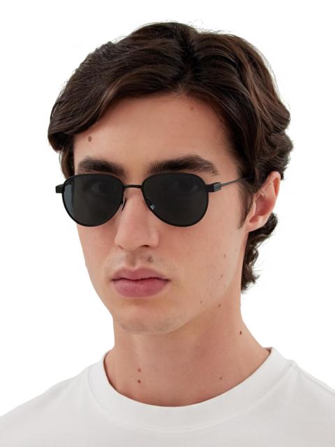 SAINT LAURENT Men's 53MM Round Metal Sunglasses - Black
