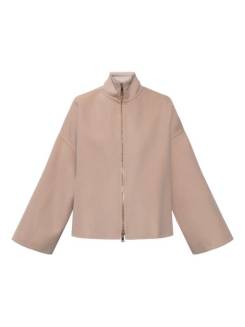 FABIANA FILIPPI zip funnel-neck jacket