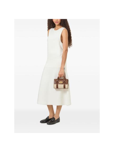 Mulberry mini Bayswater raffia shoulder bag