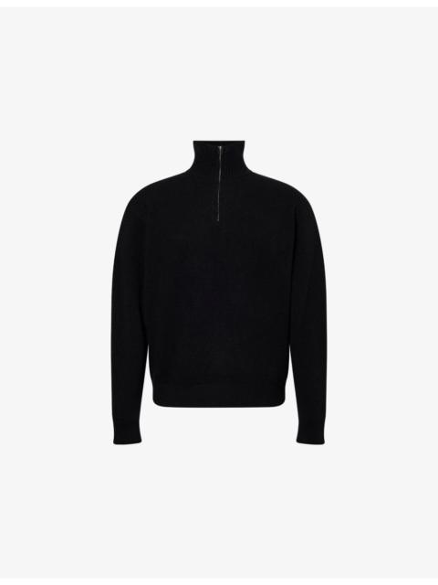 The Elder Statesman Relaxed-Fit High-Neck Cashmere Jumper
