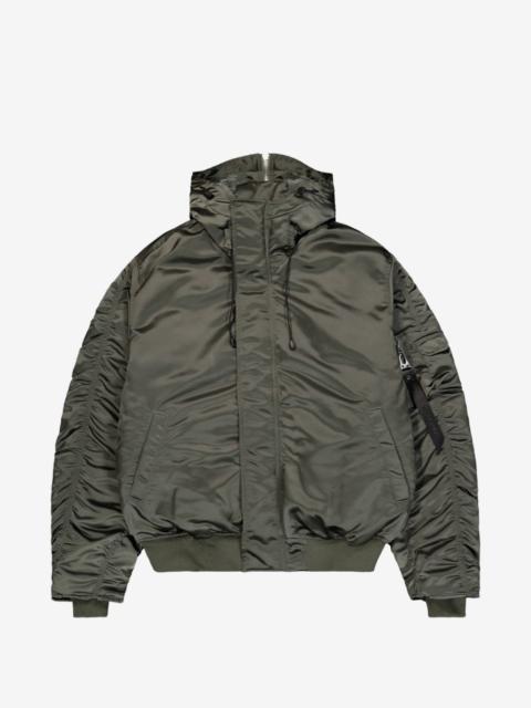 ALPHA INDUSTRIES N-2B Base UV hooded bomber jacket