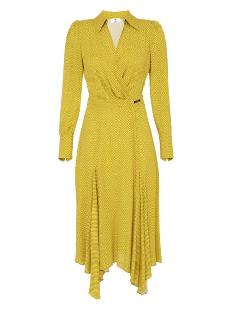 ELISABETTA FRANCHI polka dot-print dress
