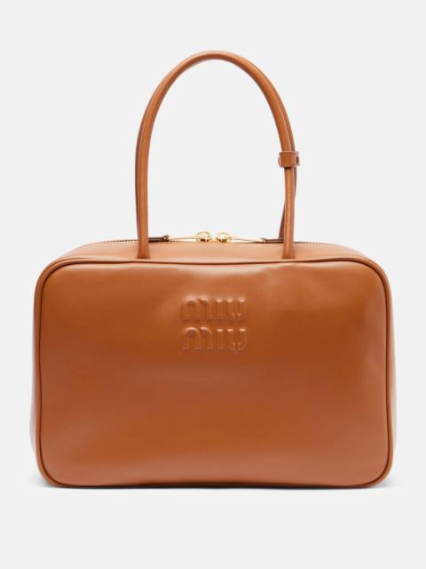 Miu Miu Beau leather tote bag